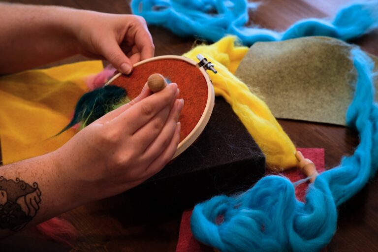 Felting indoor